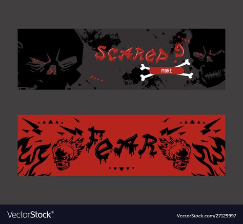 Punk Banner, Stylized Skull, Band Banner, Band Banners, Background Tattoo, Band Website, Rock Club, Website Banner Design, Music Club