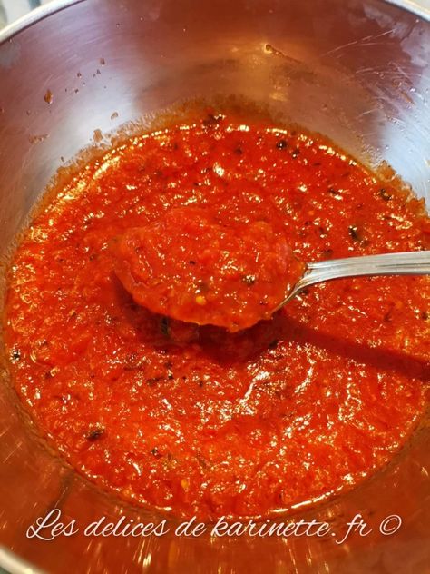 Sauce tomates pour pizzas au companion Homemade Marinara Sauce, Marinara Sauce Homemade, Homemade Marinara, Sauce Tomate, Marinara Sauce, Pizza Sauce, Canning Recipes, Marinara, Tomato Salsa