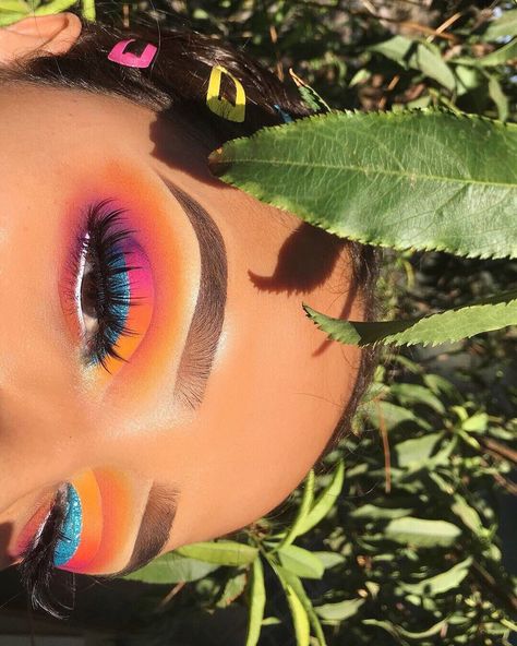 Eye Looks For Brown Eyes, Summer Eye Looks, Colourful Eyeshadow, Makeup Looks Everyday, Slay Makeup, Ball Makeup, Summer Makeup Looks, Fall Makeup Looks, Cake Face