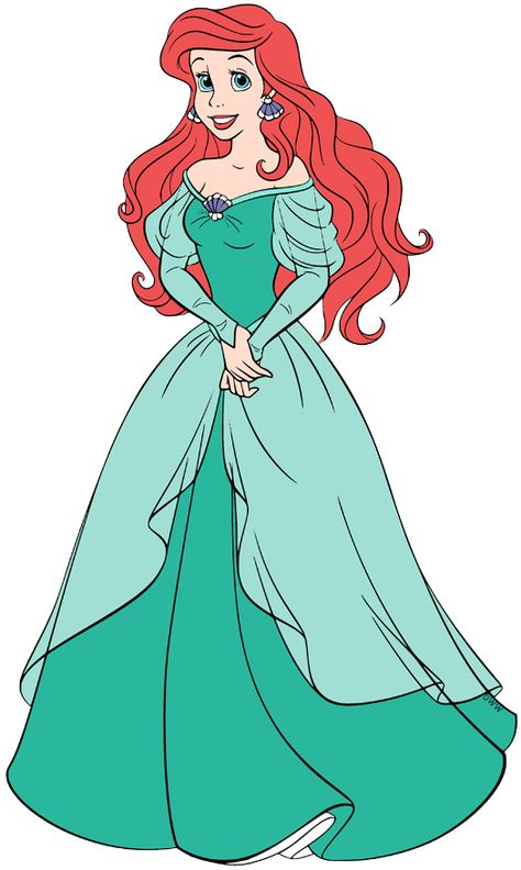 Ariel Green Dress, Ariel Blue Dress, Princess Ariel Dress, Junk Kouture, Ariel Coloring Pages, Ariel Drawing, Mermaid Costumes, Little Mermaid Dresses, Princess Theme Birthday