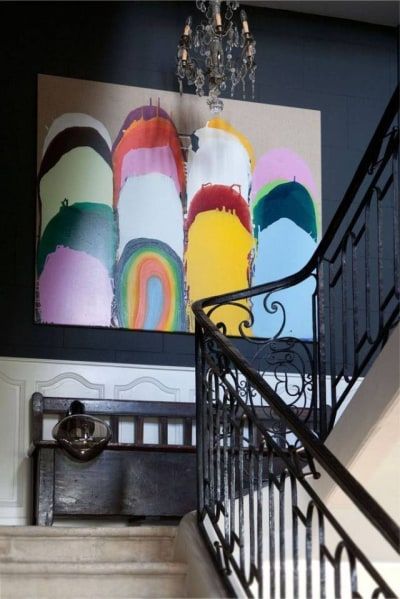 Diy Large Wall Art, Art On The Wall, Large Scale Artwork, Large Scale Art, Stair Case, Grand Art Mural, Metal Tree Wall Art, Oversized Art, Soyut Sanat Tabloları