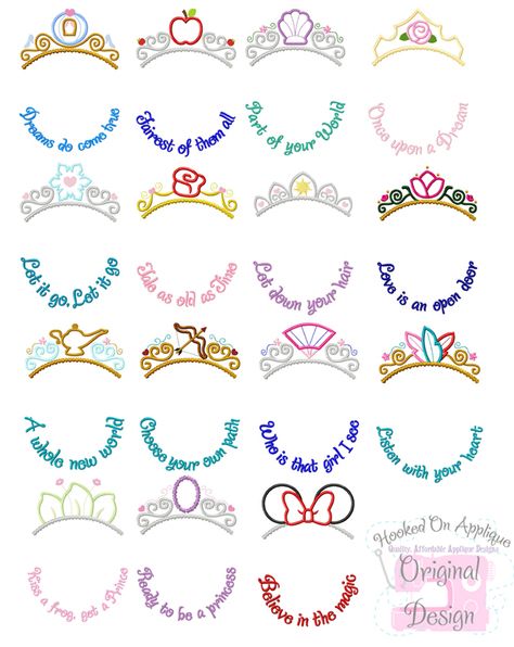 Tiara Tattoo, Princesa Ariel Disney, Tattoo Disney, Princess Tattoo, Idee Cricut, Princess Inspired, Disney Tattoos, Disney Crafts, Trendy Tattoos