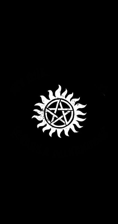 Spn Wallpaper Iphone, Supernatural Wallpaper Backgrounds, Supernatural Phone Wallpaper, Supernatural Wallpaper Aesthetic, Supernatural Pfp, Supernatural Wallpaper Iphone, Supernatural Logo, Supernatural Pentagram, Supernatural Symbols