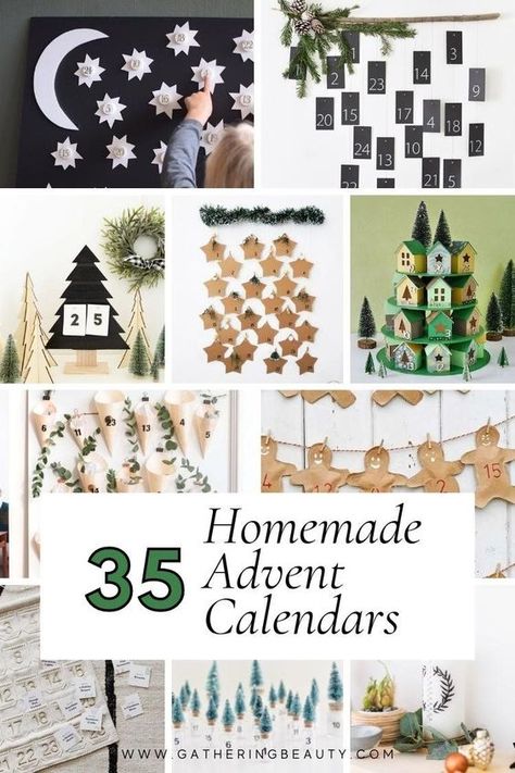 35 DIY ADVENT CALENDARS. — Gathering Beauty Christmas craft ideas #christmascraftideas Christmas craft idea #christmascraftidea #christmas #craft #idea merry christmas #merrychristmas 4.506 Making A Advent Calendar, Advent Calendar Mini, Handmade Advent Calendar Kids, Avent Calendar For Kids Diy, Advent Calendar Christmas Tree, Diy Advent Calendar For Kids Toddlers Christmas Countdown, Diy Hanging Advent Calendar, Diy Chocolate Advent Calendar, Diy Paper Advent Calendar