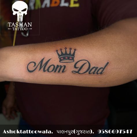 TashanTattoo
AshokTattooWala
S.20. Tirupati plaza
Opp. New bus stand
Near gd modi collage
Palanpur (gujrat)
9586697547
9687533310 Mom Dad Tattoo Design For Men, Mom Dad Tattoo Design, Mum And Dad Tattoos, Name Tattoos For Girls, Mom Dad Tattoo, Name Tattoo On Hand, Medusa Drawing, Tatoo 3d, Mom Dad Tattoo Designs