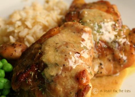 'man pleasing chicken' :) @Tatyana Yakusha Petkova Griffis Man Pleasing Chicken Recipe, Man Pleasing Chicken, Crock Pot Cooking, Pressure Cooker Recipes, Dijon, Chicken Recipe, Pulled Pork, Baked Chicken, Pork Recipes