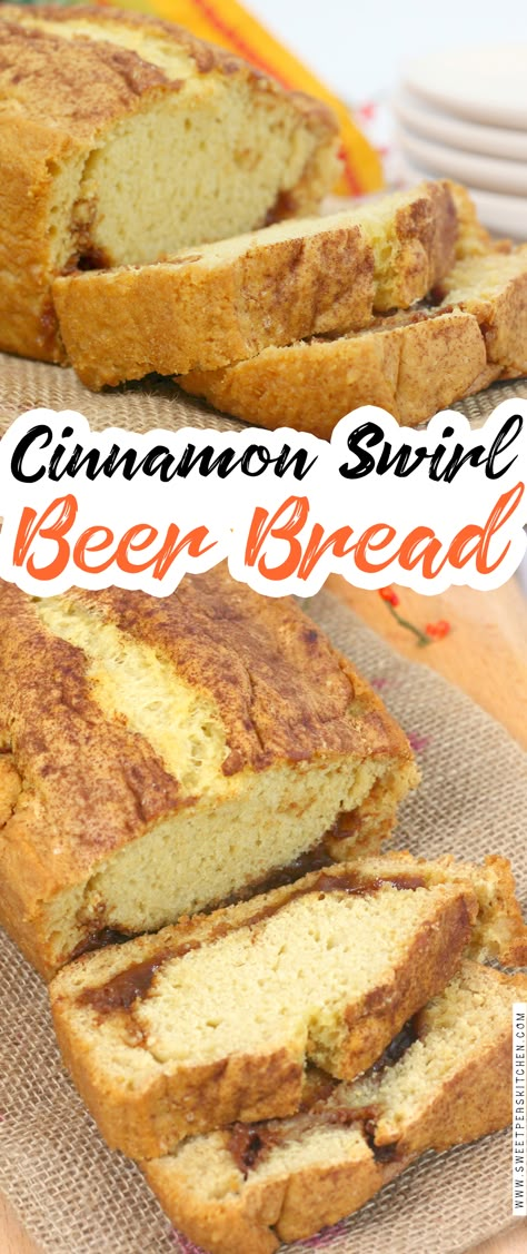 Apple Beer Bread, 2 Ingredient Slow Cooker Beer Bread, Sweet Beer Bread, Beer Bread With Self Rising Flour, Slow Cooker Beer Bread, Crockpot Beer Bread, Pampered Chef Beer Bread Recipe, Cinnamon Beer Bread, Beer Bread Muffins