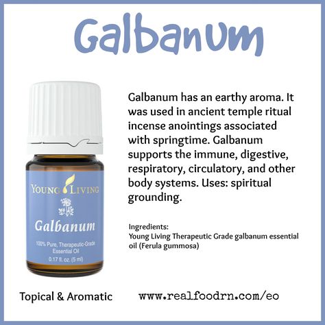 Galbanum Essential Oil, Oils For Health, Essential Oils Recipes, Oil Fragrances, Essential Oil Roller Bottle Recipes, Living Oils Recipes, Esential Oils, Top Essential Oils, Young Living Essential Oils Recipes