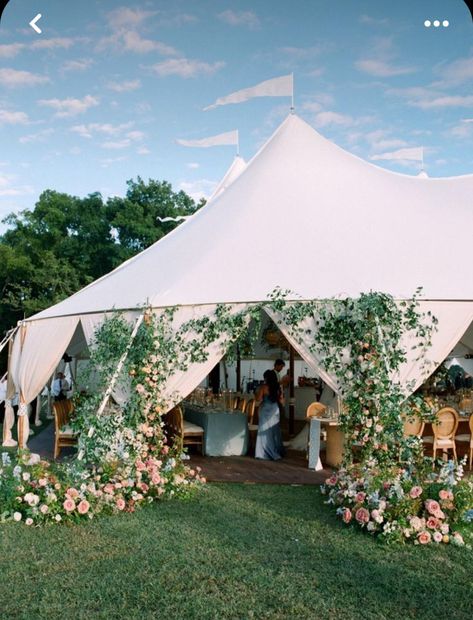 Floral Entrance, Outdoor Tent Wedding, Tent Wedding Reception, Backyard Tent, Wedding Color Pallet, Wedding Backyard Reception, English Garden Wedding, Backyard Reception, Cottage Wedding