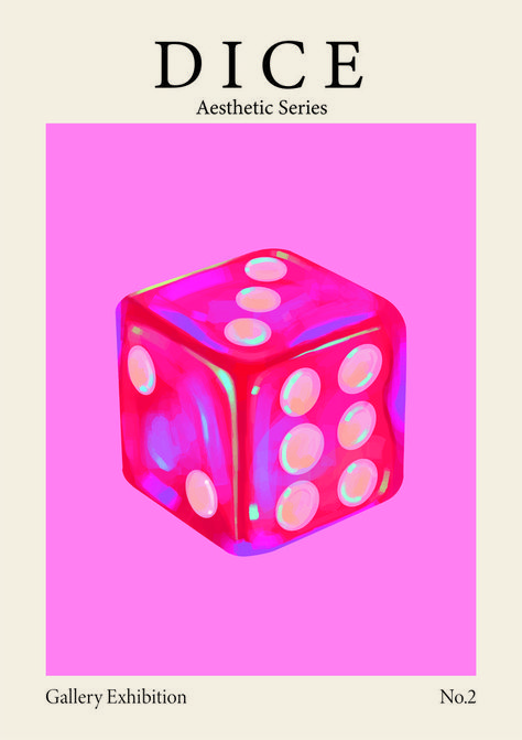 90s Prints, Red Pink Aesthetic, Dice Wallpaper, Prints Y2k, Wall Prints Aesthetic, Trendy Wall Prints, Girly Poster, Pink Dice, Aura Posters