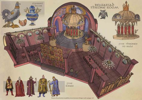 Feng Zhu Design, Slavic Style, Feng Zhu, Tabletop Rpg Maps, Fantasy Worlds, Medieval Houses, Throne Room, New Fantasy, Modern Map