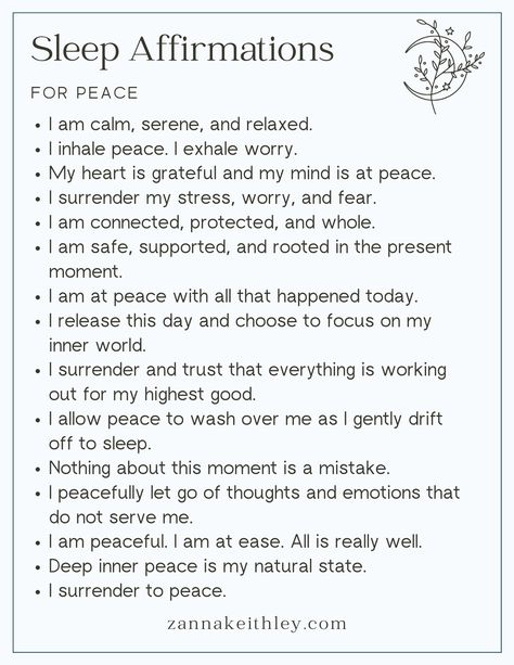 Create a mindset of peace and gratitude as you fall asleep. Discover 45 positive sleep affirmations for peace, gratitude, and manifestation. Plus, be sure to download your free printable sleep affirmations (PDF) to use nightly to help you cultivate a mindset of true serenity as you fall asleep. Nightly Affirmations Gratitude, Nighttime Gratitude Affirmations, Night Affirmations Before Sleep Law Of Attraction, Night Affirmations Gratitude, Night Gratitude, Nightly Gratitude, Evening Gratitude Quotes, Evening Gratitude Affirmations, Evening Gratitude