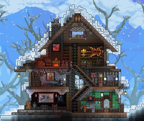 Terraria Biome House, Terraria Building Ideas, Terraria Mushroom Biome House, Cute Terraria Houses, Terraria Snow Biome House, Terraria Snow House, Terraria Aesthetic, Terraria Beach House, Terraria Builds Ideas