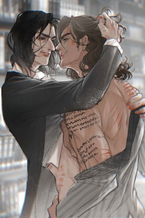 Sirius Black X Severus Snape, Sirius Snape, Young Severus Snape, Young Snape, Severus Snape Art, Sirius X, Snape Fan Art, Severus Snape Fanart, Harry Potter Severus