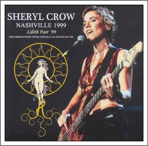 Sheryl Crow Aesthetic, Crow Aesthetic, Lilith Fair, Sheryl Crow, Music Centers, 90s Aesthetic, Album Covers, Nashville, Diva