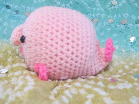 Blobfish Amigurumi | Craftsy Tiffany Wilson, Blob Fish, Crochet Characters, Stuff Animals, Get It Together, Crazy Cat, Need Love, Crazy Cat Lady, Crazy Cats