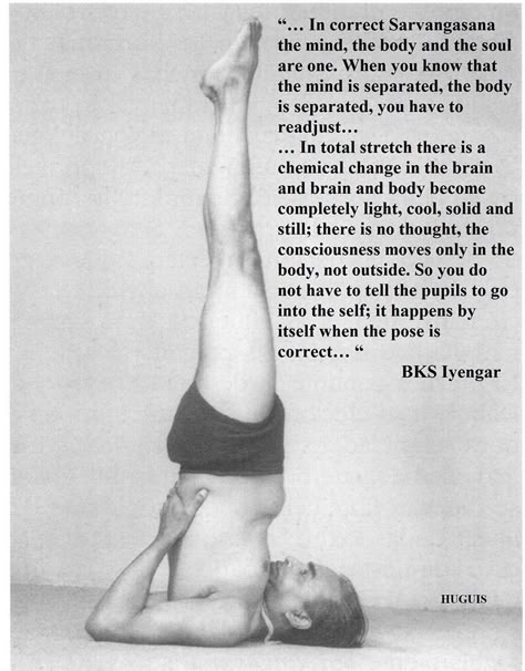 Salamba Sarvangasana, BKS Iyengar Bks Iyengar Quotes, Bks Iyengar Yoga, Iyengar Yoga Poses, Kundalini Yoga Poses, Hata Yoga, Bks Iyengar, Ashtanga Vinyasa Yoga, Yoga Ashtanga, Yoga Facts