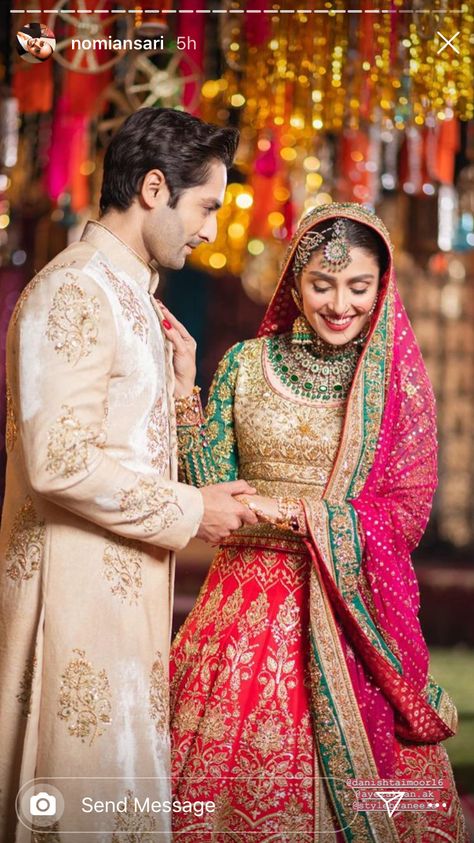 Danish Taimoor And Ayeza Khan, Ayeza Khan And Danish Taimoor, Couple Photo Wedding, Ayeza Khan Wedding, Ayeza Danish, Lehenga Styles, Couple Poses Wedding, Couples Pic, Nice Couple