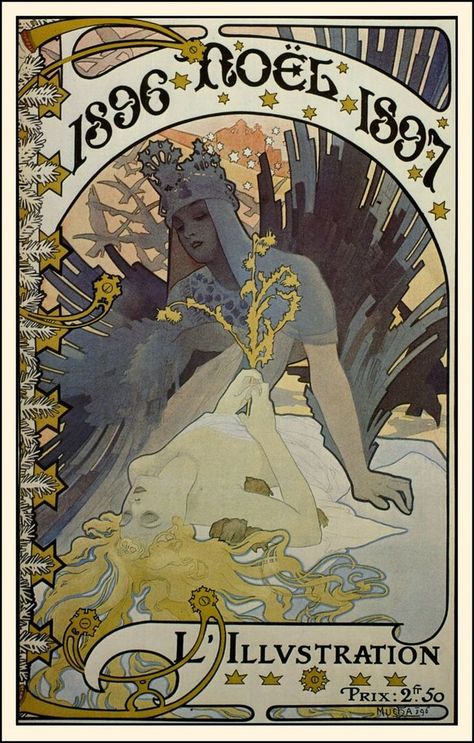 L’Illustration, Alfons Mucha, 1896-1897 | Strings of Pearl's | Flickr Alfons Maria Mucha, Art Nouveau Mucha, Illustration Art Nouveau, Alphonse Mucha Art, Design Art Nouveau, 동화 삽화, Mucha Art, Alfons Mucha, Art Nouveau Illustration