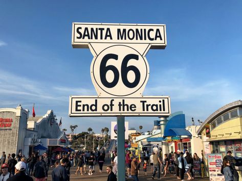 Route 66 Daily Roundup – The Final Leg Route 66 Sign, Sunset Valley, Comic Book Writer, Route 66 Road Trip, Butler Sink, Santa Monica Pier, Fire Station, Travel Instagram, Travel Decor