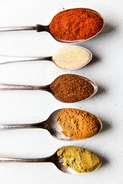 Pantry Essentials: Five Spices We Always Have in… | The Modern Proper Poster Aesthetic Ideas, Spices Aesthetic, Herbs Photography, Best Chicken Taco Recipe, Spice Photography, Tacos Crockpot, Cumin Recipes, Essential Spices, Stocked Pantry