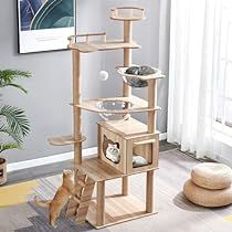 Spiral Tower, Modern Cat Tower, Cat Tree Designs, Wooden Cat Tree, Cat Climbing Tree, Cat Tree House, Cat Climbing Frame, Modern Cat Tree, Indoor Cats