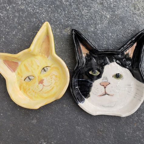 Pottery Spoon, Cat Spoon, Pottery Spoon Rest, Jackson Galaxy, Personalized Pet Gifts, Spoon Rests, Custom Cat, Cat Necklace, Beautiful Cat