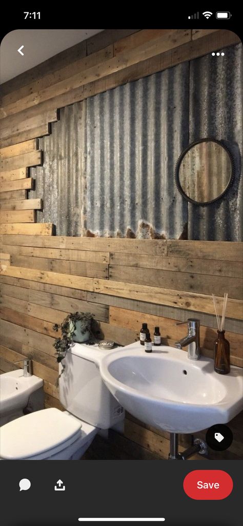 Barn House Interior, Cabin Bathrooms, Rustic Bathroom Designs, Bathroom Farmhouse Style, Rustic Bathrooms, In Front Of House, Wood Plans, Front Of House, Woodworking Ideas