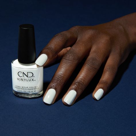 Cream Puff is available in CND Shellac and CND Vinylux Gel Shellac Nails, Gel Polish Colour, Shellac Nail Colors, Long Wear Nail Polish, Nail Glam, Nail Salon And Spa, Cnd Nails, French Manicures, Cnd Vinylux