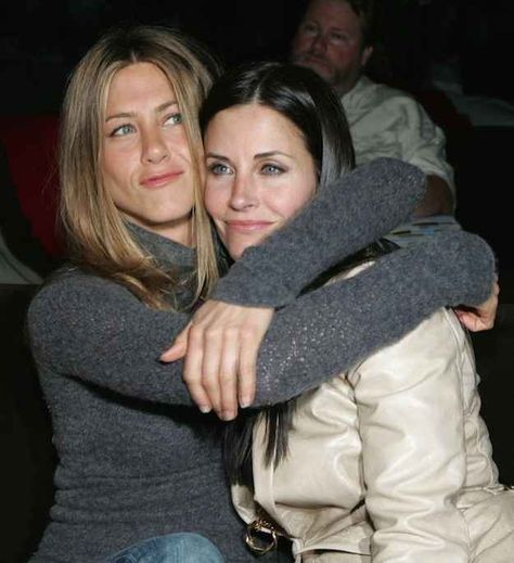 And so is the love. | 27 Photos Of The "Friends" Cast Being Friends In Real Life Rachel And Monica, Monica And Rachel, Monica Rachel, Friends Serie, Monica Chandler, We Were On A Break, Courtney Cox, Jen Aniston, Friends Cast