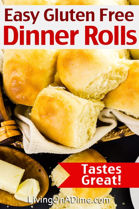 Rice Flour Dinner Rolls, Gluten Free Dinner Rolls Easy, Gluten Free Dinner Rolls Recipe, Gluten Free Yeast Rolls, Gf Thanksgiving, Yeast Dinner Rolls, Easy Gluten Free Dinner, Gluten Free Dinner Rolls, Gluten Free Rolls