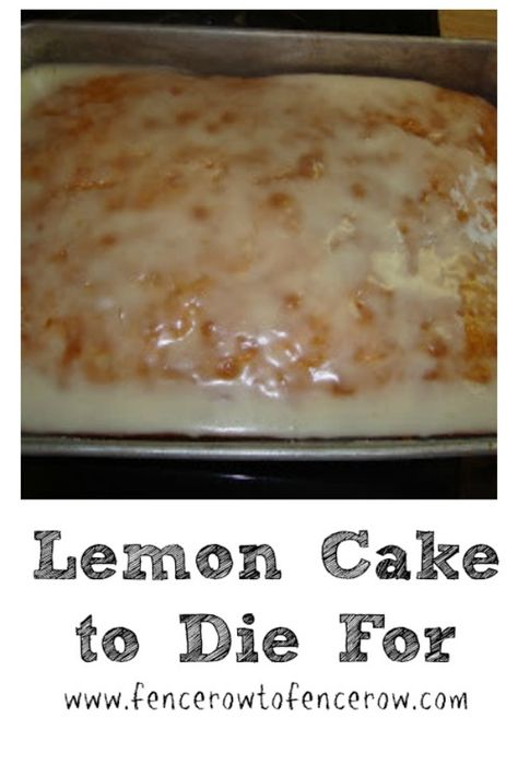 Best Lemon Cake, Best Lemon Cake Recipe, Margarita Monday, Lemon Cake Mix Recipe, Grandma Recipes, Lemon Cake Easy, Bakery Goods, Basic Cake, Lemon Cake Mixes