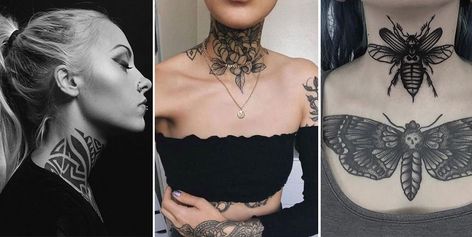 Tatouage cou femme : les 70 meilleures idées de tattoos Le Tattoo, Tattoos