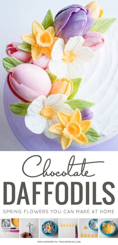 Chocolate Work, Chocolate Garnishes, Diy Chocolate, Chocolate Flowers, Cake Blog, Chocolate Art, Modeling Chocolate, Half Baked, Chocolate Decorations