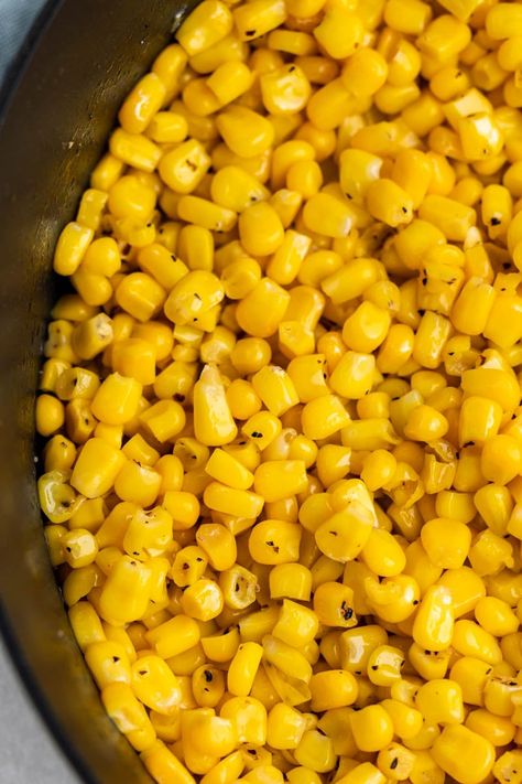 The Best Corn from Frozen Frozen Corn Recipes, Cooking Frozen Green Beans, Best Corn Recipe, Corn Recipes Side Dishes, Stay At Home Chef, Corn Dishes, Corn Recipe, Frozen Green Beans, Vegan Sides