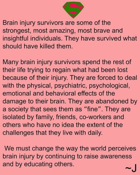 Injury Quotes, Brain Issues, Brain Injuries, Survivor Quotes, Brain Facts, Brain Surgery, Recovery Quotes, Brain Health, The Only Way