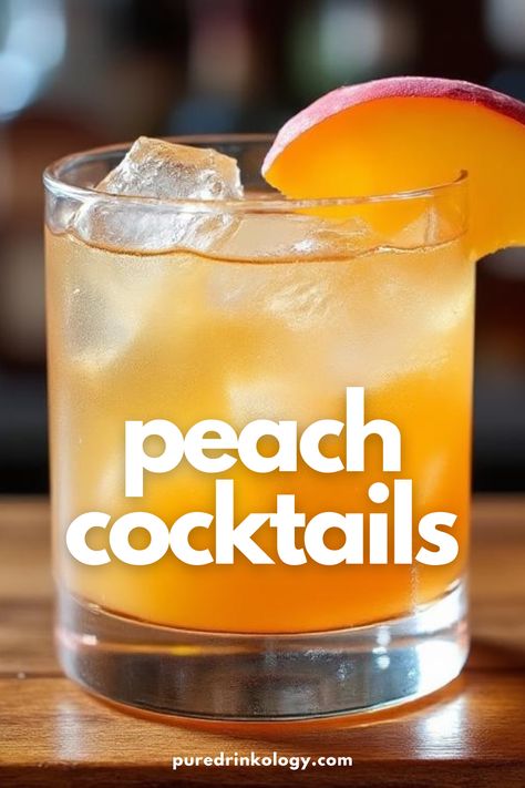 Collection of Peach Cocktails Drinks With Peach Schnapps, Peach Drink Recipes, Peach Vodka Cocktails, Peach Vodka Drinks, Schnapps Drinks, Peach Schnapps Drinks, Peach Drink, Vodka Punch, Sweet Cocktail