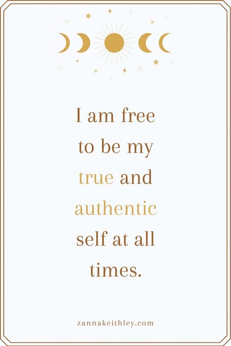 I Am Free Affirmation, Authentic Self Affirmations, Affirmations For Socializing, I Am Authentic, Authenticity Affirmations, Social Butterfly Affirmations, Social Affirmations, Self Compassion Affirmations, Be Authentic Quotes