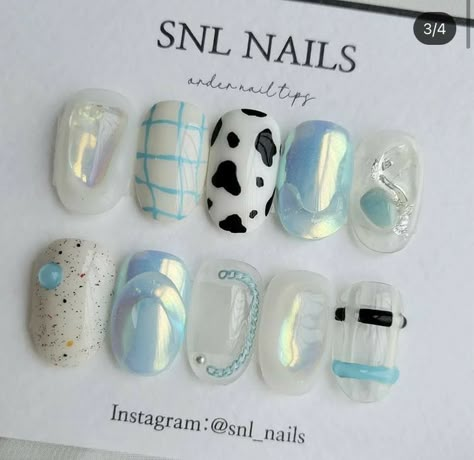 Kawaii Press On Nails Short, Nails Design 2022, Korea Nail Art, Korea Nail, Fake Nails Designs, Korean Nail Art, Asian Nails, Beauty Nails Design, Japanese Nail