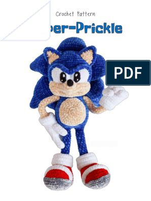 Sonic Hedgehog Crochet Pattern, Sonic The Hedgehog Crochet Pattern Free, Sonic Crochet Pattern, Sonic Pattern, Crochet Sonic The Hedgehog Pattern Free, Sonic Crochet Pattern Free, Sonic The Hedgehog Crochet, Sonic Amigurumi Patron, Sonic Crochet