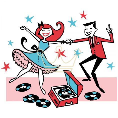 Derek Yaniger: Hi-fi Party. S. Derek Yaniger, Arte Punk, Mid Century Illustration, Retro Vector, Record Players, Retro Cartoons, Vintage Records, Artist Drawing, Modern Artists