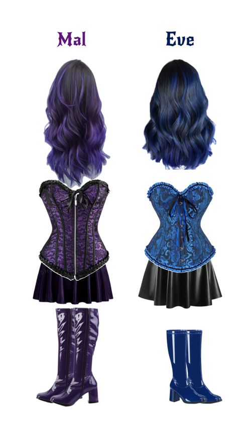 Mal Halloween Costume, Mal Costume, Mal Descendants, Descendants Costumes, Princess Outfits, Descendants, Halloween Outfits, Halloween Costumes, Halloween