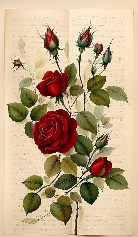 Red Rose Painting, Painting Flowers Tutorial, Roses Art, Quality Quotes, Rose Flower Wallpaper, Fabric Paint Designs, Rose Illustration, Love Animation Wallpaper, Lovely Flowers Wallpaper