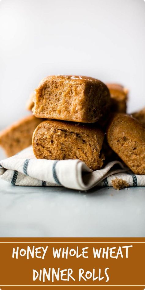 Honey Whole Wheat Dinner Rolls Whole Wheat Dinner Rolls, Wheat Dinner Rolls, Homemade Yeast Rolls, Whole Wheat Rolls, Yeast Rolls Recipe, Honey Wheat Bread, Honey Wheat, Yeast Rolls, Dinner Rolls Recipe