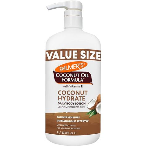 Coconut Oil Body Lotion, Coconut Lotion, Body Lotion For Dry Skin, Coffee Extract, Coconut Oil Body, Coconut Oil Skin Care, Palmers Cocoa Butter, Lotion For Dry Skin, Coconut Oil For Skin