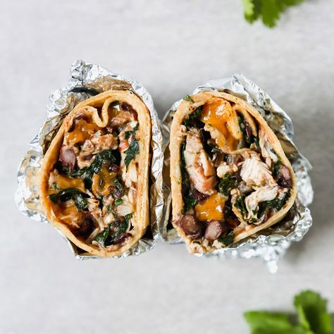 A Month of Healthy Meal-Prep Lunch Ideas for Work Team Rh, Burrito Filling, Travel Meals, Autumn Chicken, Freezer Burritos, Chicken Freezer, Frozen Burritos, Paleo Plan, College Cooking