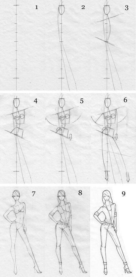 Fashion Model Sketch, Fashion Illustration Tutorial, Fashion Figure Drawing, Fashion Drawing Sketches, Fashion Illustrations Techniques, Drawing Lesson, Fashion Drawing Tutorial, Illustration Techniques, 얼굴 그리기