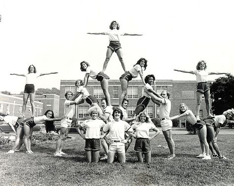 ETSU undated Cheer Pyramids, Group Yoga Poses, Human Pyramid, Cheerleading Pyramids, Cheerleading Pictures, Muscle Beach, Photographs And Memories, Sam Wilson, Cheer Stunts