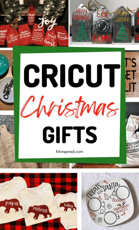 Cricut Selling Ideas Christmas, Cricket Projects Christmas Gifts, Cricut Christmas Gift Ideas For Coworkers, Personalized Cricut Christmas Gifts, Easy Gifts To Make With Cricut, Htv Christmas Gifts, Handmade Christmas Gifts Cricut, Easy Christmas Cricut Gifts, Cricket Christmas Gift Ideas