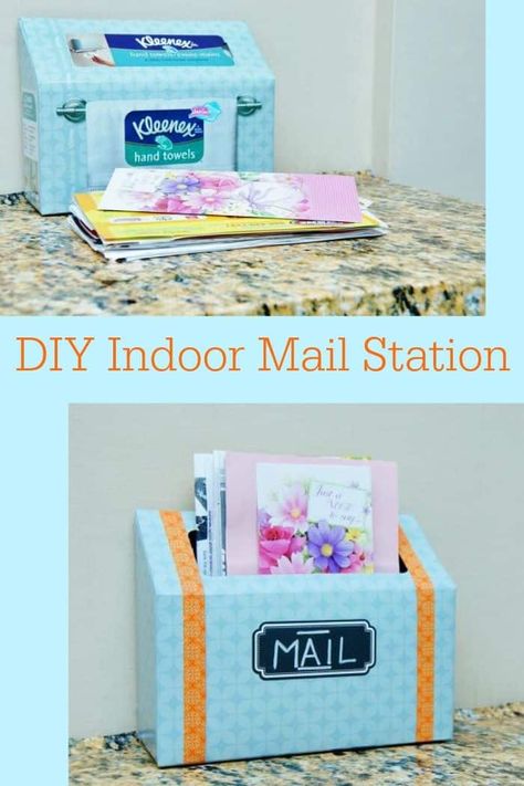 15 Cool Ways to Upcycle Tissue Boxes Hand Towels Diy, Mail Station, Tissue Box Crafts, Kissing Ball, Diy Towels, Diy Pencil, Kleenex Box, Tissue Box, Instagram Foto